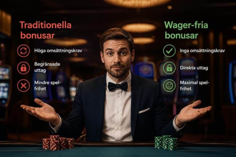Casino utan omsättningskrav – vad 0x betyder och vad du ska kontrollera