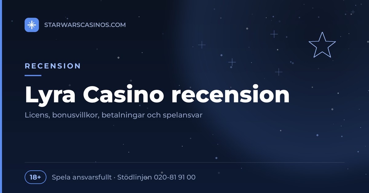 Lyra Casino -Ett Generöst Online Casino 1 Rubrikbild: Lyra Casino recension