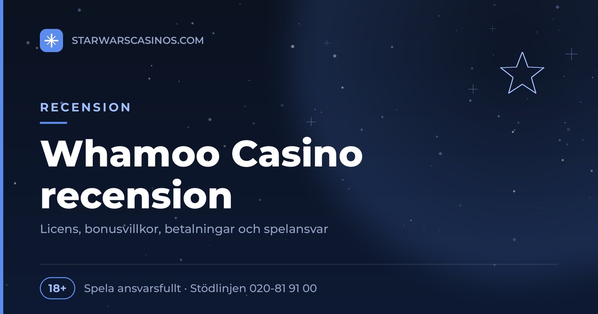 Rubrikbild: Whamoo Casino recension